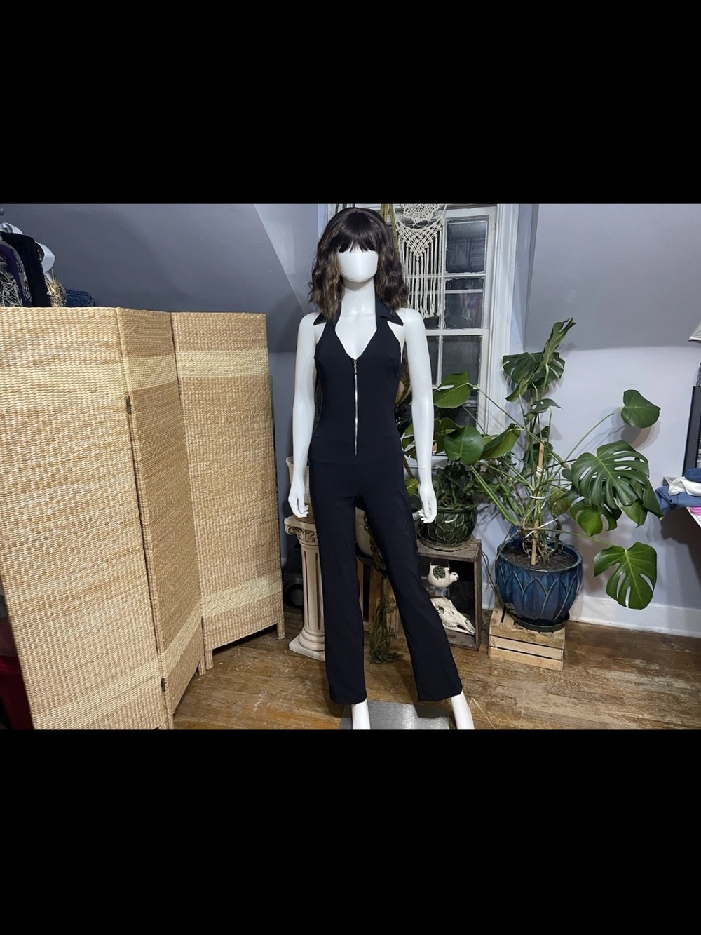 Vintage 1990 Frederick’s Of Hollywood Halter Catsuit/ Jumpsuit Size 4